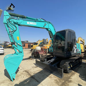 Excavadora Hidráulica Usada Kobelco SK75, Miniexcavadora con Motor Yanmar, 7 Toneladas, Precio Bajo, Buena Calidad, Retroexcavadora - Product Image 1