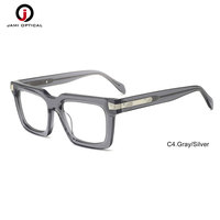 Nouvelles lunettes de vue en acétate pur faites à la main, monture optique à bordure complète, lunettes pour hommes