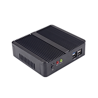 Mini Pc Box industriel sans ventilateur bon marché J1900 Quad Core Thin Client Win10 Pro ordinateur embarqué avec châssis