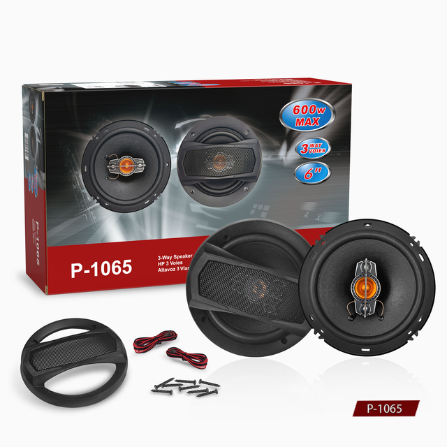 P-1065 Cheap Price Manufacturer 6 Inch 3-way Coaxial Car Speaker Car Audio Car Speaker