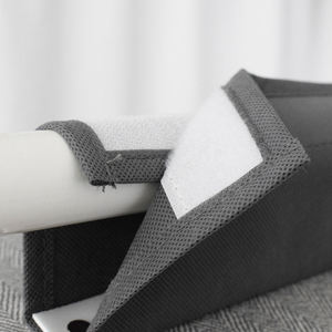 Multipurpose 7 <strong>Shelves</strong> <strong>Grey</strong> Fabric Hanging Closet Organizer Storage Bag With 3 Drawers - Product Image 3