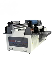 Imprimante UV DTF A1 6090, imprimante jet d'encre UV à plat, imprimante UV DTF rouleau à rouleau, machine d'impression d'autocollants sur film AB