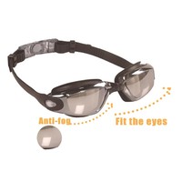 Nouvelles lunettes de natation de style moderne, étanches, anti-buée, avec revêtement électrolytique, monture fine