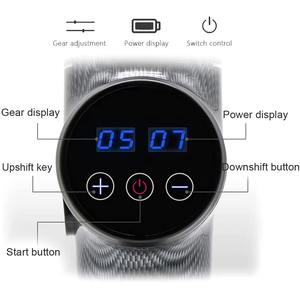 Pistola de masaje de percusión calentada con pantalla táctil LCD para alivio del dolor muscular del pie del cuerpo de la cara mejor 2025 - Product Image 3