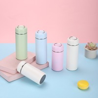 Botella de Agua Personalizada con Diseño de Explosiones, Color Sólido, Lujosa, Ecológica, Mini, de Bolsillo, de Acero Inoxidable, Aislada al Vacío, Portátil para Exteriores