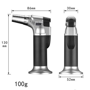 <strong>Custom</strong> <strong>Torch</strong> <strong>Lighter</strong> Switchable Flame Butane <strong>Torch</strong> BBQ <strong>Lighter</strong> Refillable Cigar <strong>Torch</strong> <strong>Lighter</strong> with Lock Windproof for BBQ - Product Image 5