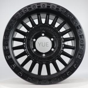 Mingyue <span class=keywords><strong>ขอบ</strong></span>ล้อรถโดยสารสำหรับรถ Jeep 4Runner Patrol Navara 6X139.7 6X114.3 17X9J ออฟโรดสีดำ4X4 - Product Image 6