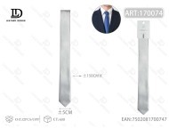 Cinta Plateada Gris Brillante de 5 cm para Decoración Navideña - Product Image 1