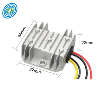 Coque en aluminium moyen intensifier le convertisseur de suralimentation 12v dc à 24v dc 3A 72W pour camion de voiture