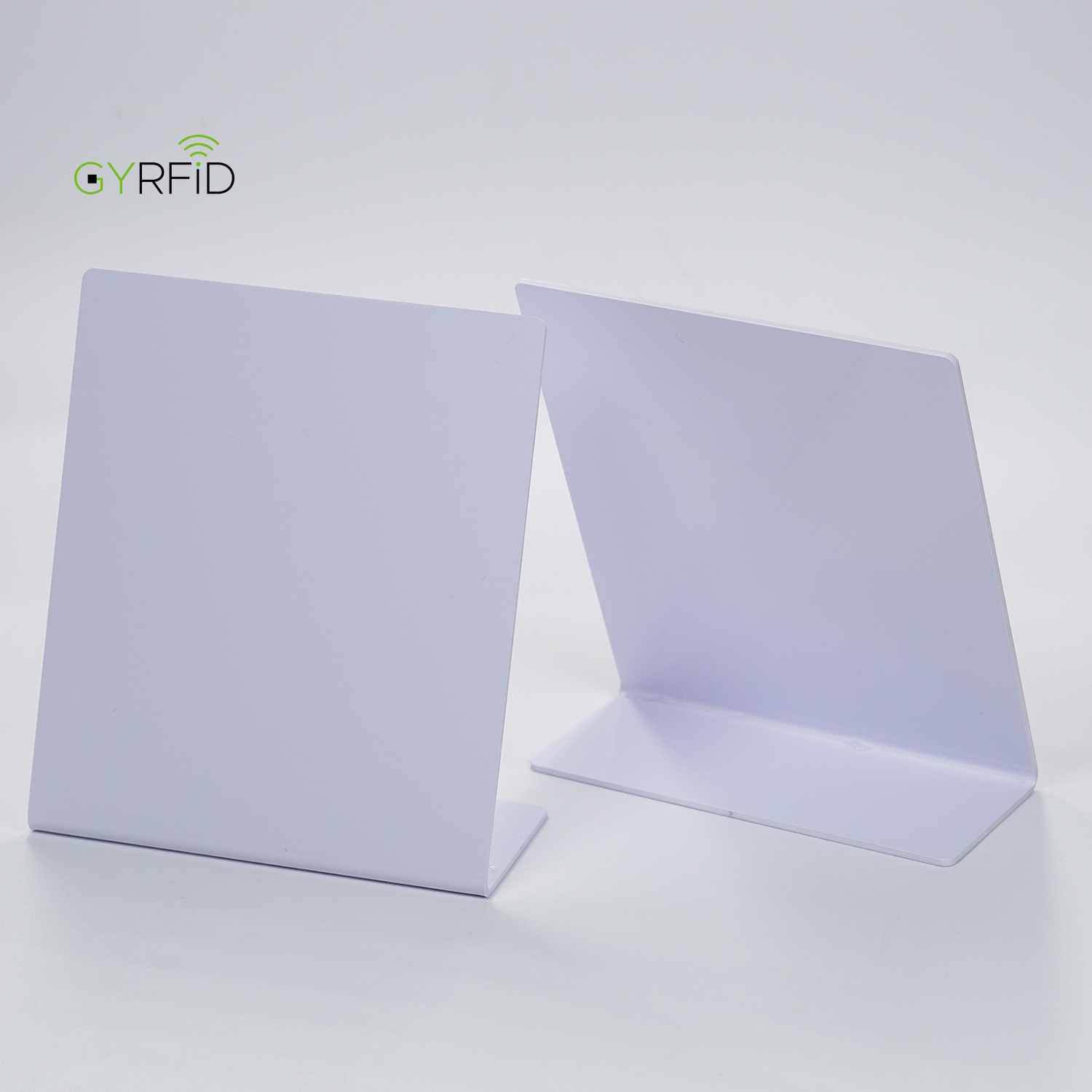 Blank white stand