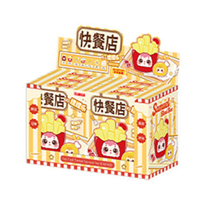 工厂批发塞缪快餐盲盒软体玩具硅胶挤压玩具袋钥匙扣挂件卡哇伊指尖玩具 - Product Image 2