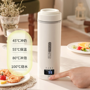 Portable Electric <b>Kettle</b> 0.5L <b>Temperature</b> <b>Control</b> Heating Cup For Travel Dormitory Use - Product Image 1