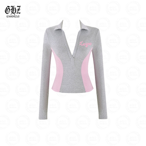 Completo <span class=keywords><strong>Abbigliamento</strong></span> <span class=keywords><strong>Donna</strong></span> 2026: Set Due Pezzi Casual Y2K con Vestito Corto a Maniche Lunghe e Colletto, Personalizzabile con Logo - Product Image 3