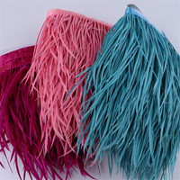 Teint Millnery chapeau Fascinator naturel Biot plume d'oie pour cheveux mouche attachant matériel bricolage artisanat fête carnaval décor