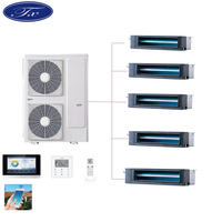 Nouveau climatiseur solaire efficace multi-split 18000 BTU, pompe à chaleur à cassette à onduleur, mini climatisation multi-zones