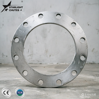 STARLIGHT CHUTES SC – Brides plates galvanisées pré-découpées et brides plates en acier inoxydable SS304 pour assemblage de conduits TDF (OEM)