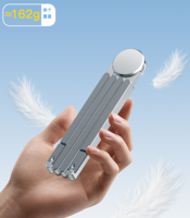 Support pour ordinateur portable IKATAK léger en aluminium en forme de X, mini, compact et pliable, portable avec fonction réglable pour les voyages d'affaires