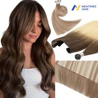 Extensions de cheveux invisibles en gros, cheveux humains Remy pour les entreprises d'extensions capillaires