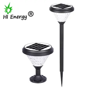 HiEnergy garden lighting on solar energy 2022 outdoor solar garden decor light waterproof smart garden lamp solar