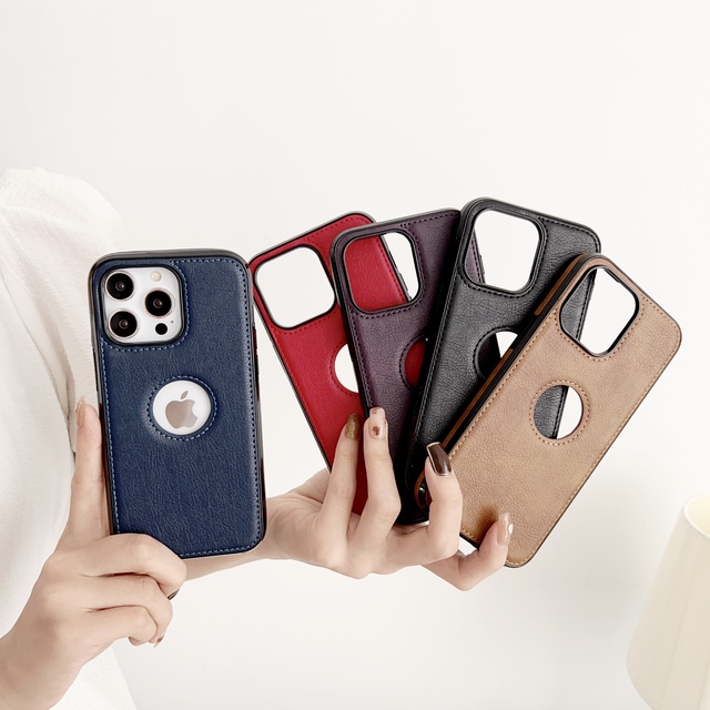 High Quality Leather Phone Case for iPhone 15 Pro Max