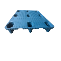 Palette en plastique HDPE 1200x800mm, palette à usage unique, palette d'expédition, palette de stockage en entrepôt, palette de transport de marchandises
