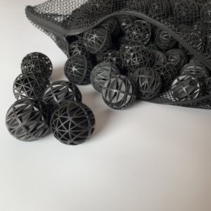 <span class=keywords><strong>Poriferous</strong></span> Plastique 46mm PP Filtre Médias Bio Boule Avec Éponge Bio Biologique Boule Biologique Bioballs Étang Filtre Médias - Product Image 4