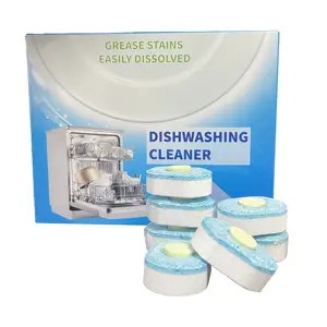 Tabletas ecológicas para lavavajillas con aroma fresco, tabletas de detergente para lavavajillas