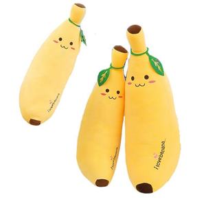 Jouets en <span class=keywords><strong>peluche</strong></span> Kawaii doux lavable oreiller <span class=keywords><strong>banane</strong></span> 30cm hauteur PP coton remplissage Style populaire pour les enfants âgés de 3 ans et plus - Product Image 3