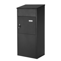 Boîte aux lettres métallique antivol personnalisée auto-ramassage armoire à usage domestique emballage tricolore étanche pour colis personnel pas de porte