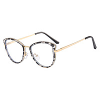Nouvelles lunettes anti-lumière bleue œil de chat multicolores unisexes de créateur 2023