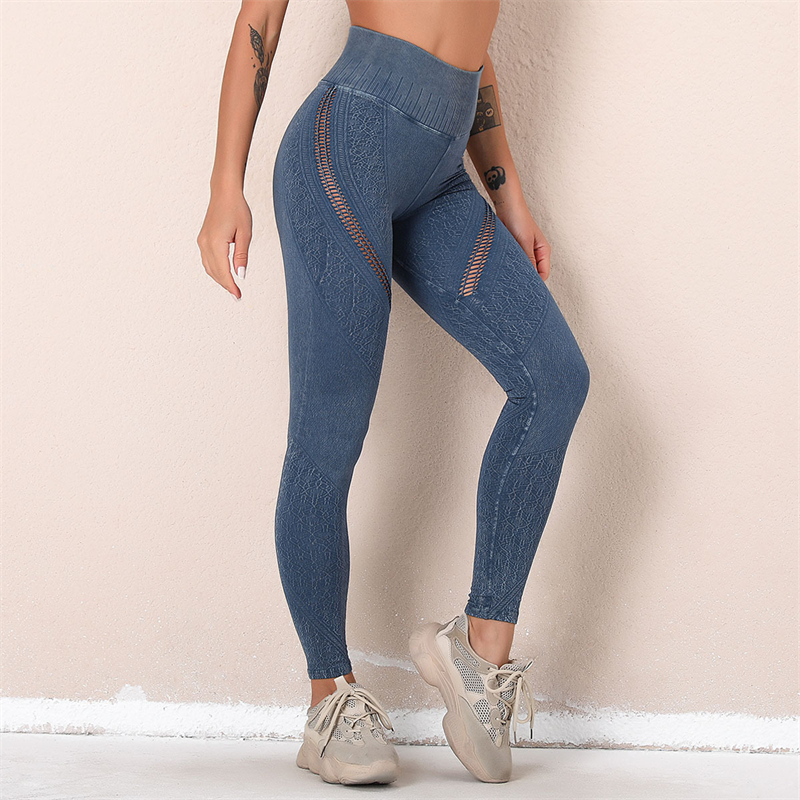 5 colors Fashion Modern Breathable Workout Clothing Women Active Wear Leggings Yoga Pants  high product quality