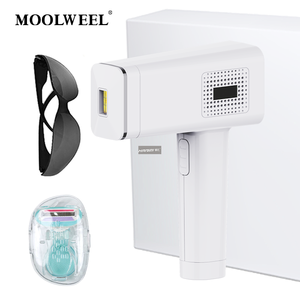 Épilateur IPL Moolweel T012C à refroidissement par glace <span class=keywords><strong>pour</strong></span> usage domestique et en camping-car, appareil portable <span class=keywords><strong>pour</strong></span> l'épilation permanente du corps entier (bikini, aisselles, jambes) - Product Image 5