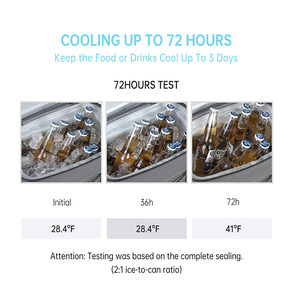 Mochila Nevera Térmica Aislante Portátil Grande de TPU Impermeable con Logotipo Personalizado para Camping, Auto, Pesca en Hielo, Playa, Picnic, Cerveza y Almuerzo - Product Image 4