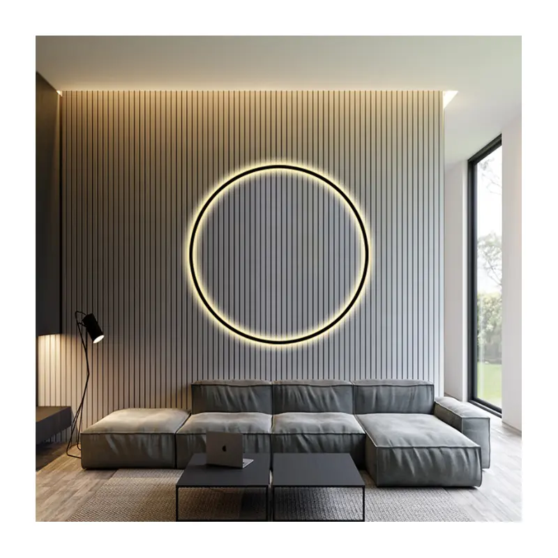 Nordic Ring LED Wall Light Minimalist Plug In Wall Lights For Bedroom Living Room Wall Decor Atmosphere Sconce Lighting