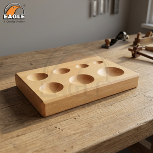 Eagle Jewelry Equipment Wood Dapping Block-Kit de suministros de joyería en forma de pera - Product Image 3
