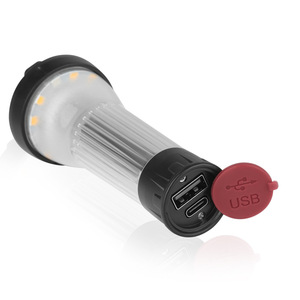 Linterna de camping LED recargable por USB, luz para exteriores con trípode y modo linterna para acampar - Product Image 4