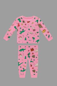 Conjunto de ropa de dormir para niña pequeña elaborado con algodón ligero que proporciona suavidad, transpirabilidad y sueño tranquilo y reparador - Product Image 5