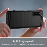 Coque de téléphone portable en TPU souple à motif carbone, antichoc et anti-chute, pour OnePlus Nord CE6 Turbo 6V & Turbo 6