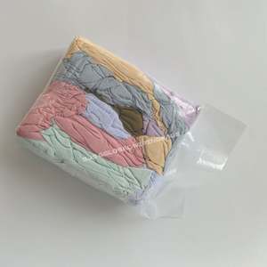 Trapo Industrial Gris 100% Algodón, Bolsa de 10 kg de Trapos de Camiseta de Color Claro para Limpieza - Product Image 1