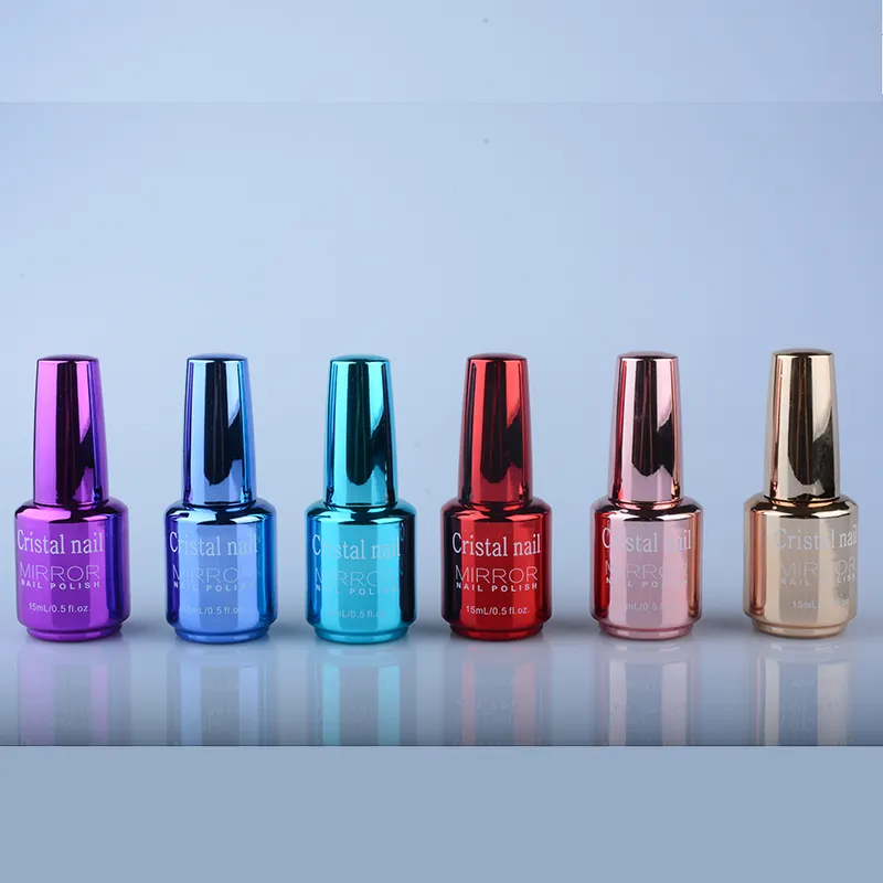 Verntion — vernis à ongles miroir, produit de manucure, 12 couleurs, effet métallique, haute qualité, pas de détachable, nouvelle tendance, 15 ml