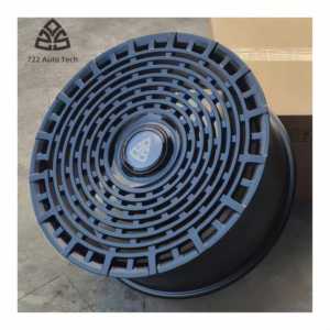 Rueda de Aleación de Aluminio Forjado 722Auto para <span class=keywords><strong>Mercedes</strong></span>, Negra, Malla 5x114.3/120, 4 Piezas Nuevas, 18-24 Pulgadas, para Autos de Pasajeros, 40mm 25mm - Product Image 4