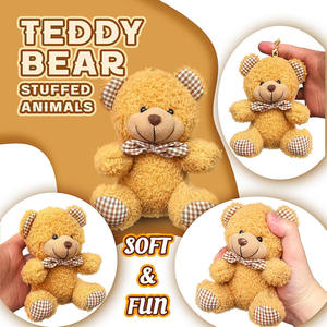 Osito de Peluche Marrón, Peluche de Juguete, Muñeco Suave y Lindo, Llaveros para Niñas, Niños, Adolescentes, Premios, Rellenos de Canastas de Pascua - Product Image 4