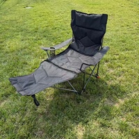 Chaise de camping pliable en tissu Oxford, résistante aux taches, légère et imperméable – Durable et portable pour la pêche, les pique-niques et l'entrepôt