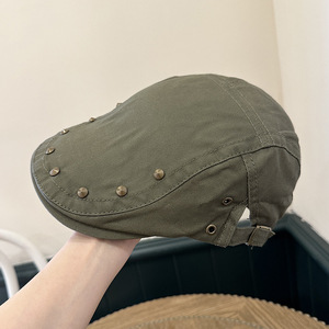 Béret plat vintage pour artistes, casquette de newsboy, chapeau de chasse irlandais, casquette de chauffeur, casquette de golf, casquette Ivy, couvre-chef toutes saisons - Product Image 3
