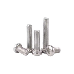 Stainless Steel Machine Screws 8-32 10-32 Fine Thread Pan Head Phillips Inch Standard Grade A - Product Image 1