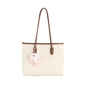 Nuevo Bolso Tote Vintage de Gran Capacidad, Estilo Coreano Moderno, Bolso de Hombro Ligero con Mini Bolsa Desmontable - Product Image 5