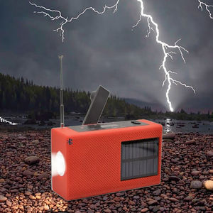 วิทยุพ<span class=keywords><strong>ล</strong></span>ังงานแสงอาทิตย์แบบมือหมุน พร้อมช่องเสียบ USB/การ์ด TF เครื่องเ<span class=keywords><strong>ล</strong></span>่น MP3 แบตเตอรี่สำรองพกพา 2000mAh ไฟฉาย จอแสดงผลดิจิตอ<span class=keywords><strong>ล</strong></span> รองรับคลื่นวิทยุ FM/AM สำหรับฟังเพลงที่บ้าน - Product Image 3