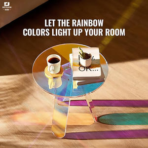 <span class=keywords><strong>Table</strong></span> basse <span class=keywords><strong>de</strong></span> chevet <span class=keywords><strong>en</strong></span> acrylique transparent moderne <span class=keywords><strong>Table</strong></span> d'appoint <span class=keywords><strong>en</strong></span> acrylique pour salon chambre à coucher décor à la maison - Product Image 3