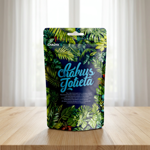 Sachet d'emballage alimentaire PE mat foncé personnalisé, imprimé, écologique, thermoscellable, avec fermeture éclair et trou de suspension, pour fruits secs - Product Image 1
