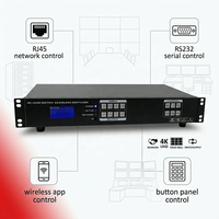 Procesador de Video Hardrock 4K60 3D con Matriz de Conmutación sin Interrupciones 8x8, Enrutamiento, Gestión EDID, Control de Red IP, Pro AV, Metal Negro